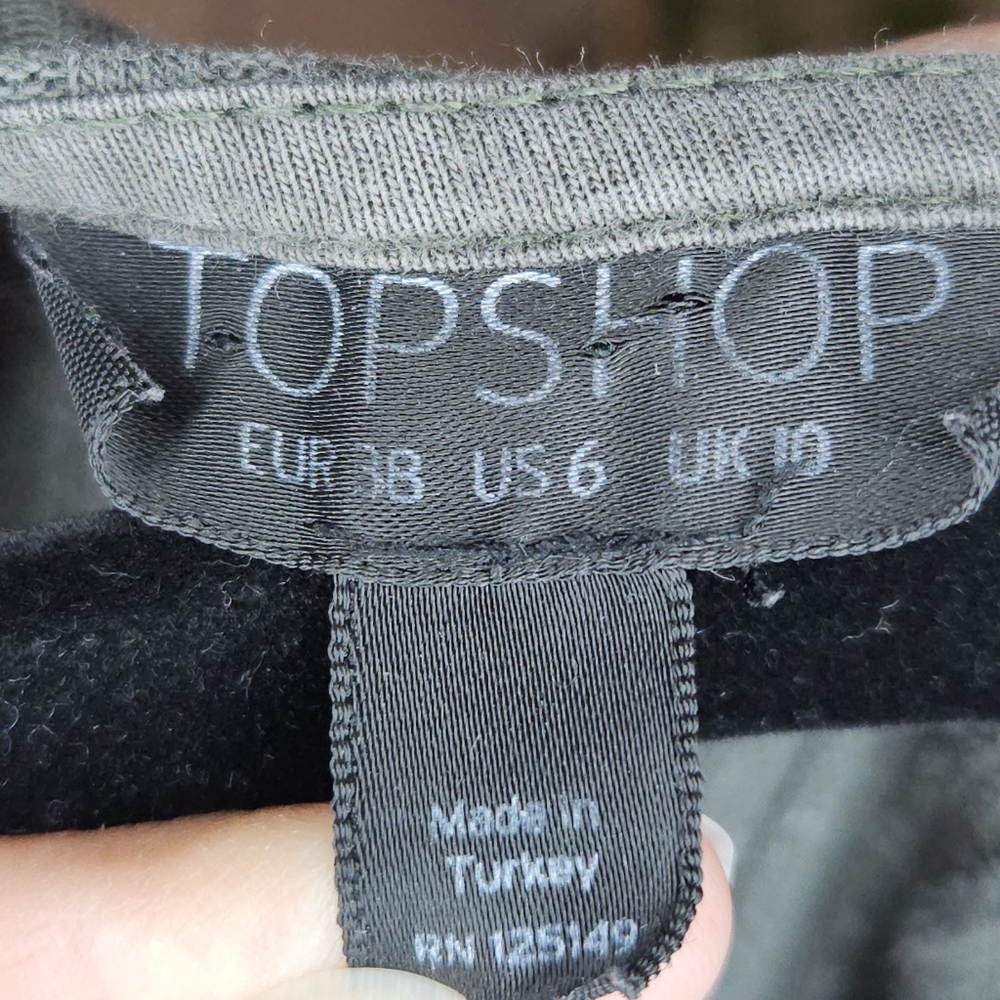 Topshop Ribbed Mini Dress - Picture 5 of 5
